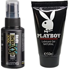 Bezos Hot Exxtreme Erkeklere Özel Sertleşme Sprey 50 ml Playboy Lubricant 50ML Jel