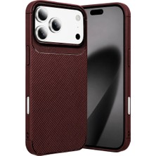 Zenviaa Apple Iphone 18 Pro Auto Focus Karbon Kapak - Bordo ZENVIAA365423