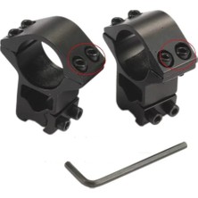 Zenviaa NIKULA25.4MM Dürbün Için 11MM Yüksek Havalı  / Av Tüfeği Ayağı ZNV2412