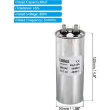 Artiko CBB65 60MF450V Soketli Metal Kondansatör