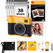 Kodak Mini Shot 3 Era ( Sarı ) 3x3 + 30 Adet Baskı Kağıdı + Aksesuar Kiti