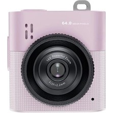 MidasTech Mini Dijital Kamera 64MP 16X Digital Zoom Retro Vintage 1.4’’ekranlı Video Kamera Taşınabilir