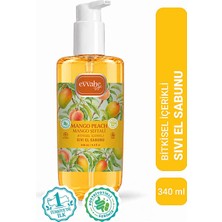 Evvahe Doğal Bitkisel Içerikli Sıvı El Sabunu Mango Peach 340 ml