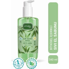 Evvahe Doğal Çay Ağacı Yağlı Bitkisel Içerikli Sıvı El Sabunu 340 ml
