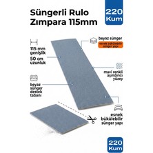 Uniflex 115 mm Süngerli Rulo Zımpara 220 Kum 50 cm Esnek Destek Tabanlı