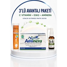 Orbi Vital Avantaj Paket C VITAMINI+D3K2+AMINERA