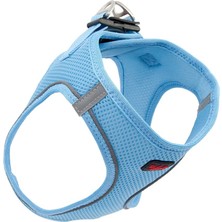 Tailpetz Air-Mesh Mavi Göğüs Tasması Hafif Hava Alabilen Kumaş ile 24-60 cm Ayarlanabilir