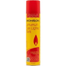 Ronson Premium Gazlı ve Pürmüzlü Çakmaklar Için Bütan Gaz 300ML - TR9830