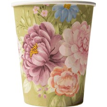 Naturware Peony Kağıt Bardak 240 ml 12'li Paket