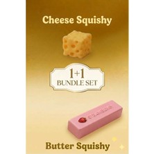 Vittuc Butter Squıshy Sarı ve Çilekli Butter Seç Yanında Cheese Peynir Süngerbob Muhteşem Ikili Sukuşi Seti!süper Yumuşak Slow Risin