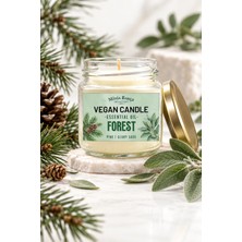 Minia Bahçe Aromaterapi Vegan  Soyawax Mumu, Orman - Forest- Çam, Ada Çayı, 75GR