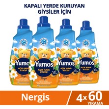 Yumoş Nergis Açık Hava Etkisi Konsantre Yumuşatıcı 1440 ml x 4