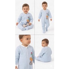 DMR Elegance 6/48 Ay Kapitoneli Nakışlı Bebek Uyku Tulumu