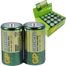 Motto Ticaret Gp 13G 2s2 R20 Büyük D Boy Pil  20'li Paket