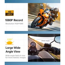 Epilons Q29 Motosiklet Kask Bluetooth Kulaklık Eşleşmeli 1080P Kamera Geniş Açı Su Geçirmez Intercom