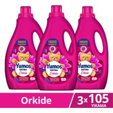 Xyumoş Extra Konsantre Çamaşır Yumuşatıcısı Orkide 2520 ml X3