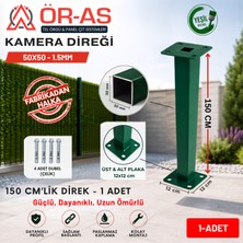 Ör-As Tel Örgü Panel Çit Aydınlatma ve Kamera Sabitleme DIREĞI-(150 cm Yükseklik -)