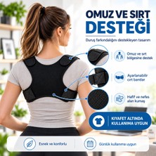 Hasby Dik Duruş Korsesi Bel Sırt Omuz Erkek Kadın Kambur Önleyici Korse