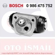 Bosch 0986475752 Fren Silindiri Mondeo 1.8ı (98 00) 22.2mm 1115986