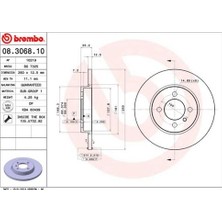 Brembo 08306810 Fren Diski Ön Standard Bmw 92026400