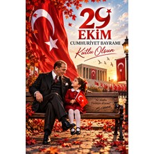 Promisebackdrop2 150X200 Cm, 29 Ekim, Cumhuriyet Bayramı, Okul Etkinlik Kumaş Pano