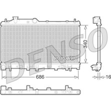 Denso DRM36015 Radıator. Engıne Coolıng Subaru Legacy V 09 14 45119AJ020