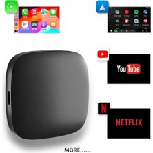 Marsilyan Wireless Carplay Android Araba 4 Çekirdekli Akıcı Fullhd 1080P Wifi 2.4/5g 2GB/32GB