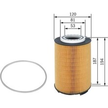Bosch F026407191 Yağ Filtresi