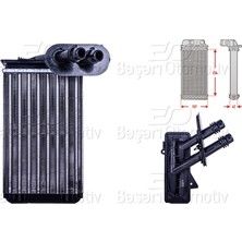 Autolux 114300222 Kalorifer Radyatörü Mekanik 235X157 mm Vw Golf4 A3 1.6 1.8 T1.9 Tdı Att Leon Toled