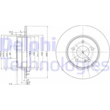Delphi BG3239C Fren Diski