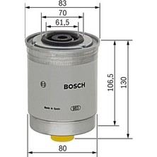 Bosch 1457434103 Dizel Filtre 1906.23