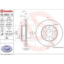 Brembo 09893210 Ön Fren Aynası Fiat Ducato 94 14 Peugeot Boxer 94 14 Citroen Jumper 94 14 Karsan Jes