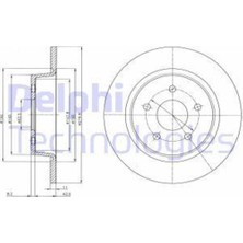 Delphi BG4533C Arka Fren Disk Aynası Yeni Connect Chc 1.6 1.5 Tdcı 15> C MA12> Kuga Iı 1320 Grand C