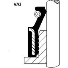Corteco 49472849 Conta Supap Şaftı Vsb 5.5×10.5×6 1020 Fpm Toyota 9091302114