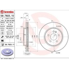 Brembo 09782311 Fren Diski Ön Mercedes ml Class W163 98 05 A1634210212