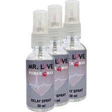 Bezos Msterlove Time Stop Sprey 3 Adet 30 ml / Erkekler Için Özel