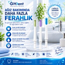 Ghdent GH15 3 Adet Tek Delikli Noktasal Odaklı Yedek Ağız Duşu Başlığı