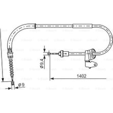 Bosch 1987482226 Fren Teli