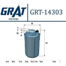 Grat 14303 Yakıt Filtresi Corsa D 1.3 Cdtı 08130700