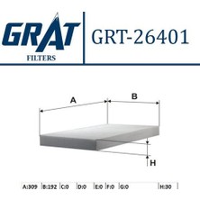 Grat 26401 Kabin Filtresi A6 1.8 2.0 2.3 2.6 94 96 21651914