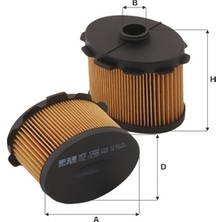 Fıl MFE1332 Mazot Filtresi Partner P206 P306 Berlingo Jumpy Xsara Scudo Dw8 DW8B (01 08) Corolla 00