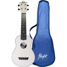 Flight TUS35 White Travel Soprano Ukulele (Beyaz)
