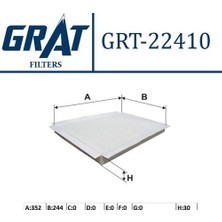 Grat 22410 Kabin Filtresi W168 W414 A Serı Vaneo 1688300118