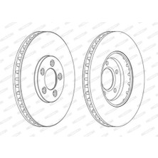 Ferodo DDF1303C Arka Fren Diski Bmw E81 E87 N43 N45 N46 M47 0510 1050331