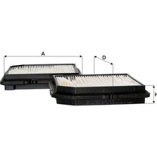 Fıl HP5011 Hava Filtresi Honda Civic Crx HP5011 FN3527 FN3527