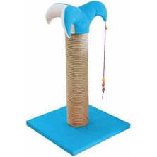 Cotton Soft Kedi Tırmalama Tahtası 70 cm Mavi