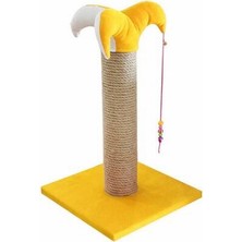 Cotton Soft Kedi Tırmalama Tahtası 70 cm Sarı