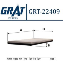 Grat 22409 Kabin Filtresi Vito 99 02 0123190012