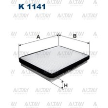 Filtron K1141 Polen Filtresi Lada 111 96> Priora 2007> Vega 95> 21118122012