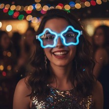 TeknoKapsül 12 Adet Yıldız Gözlük – Glow Partisi ve Etkinlik Için